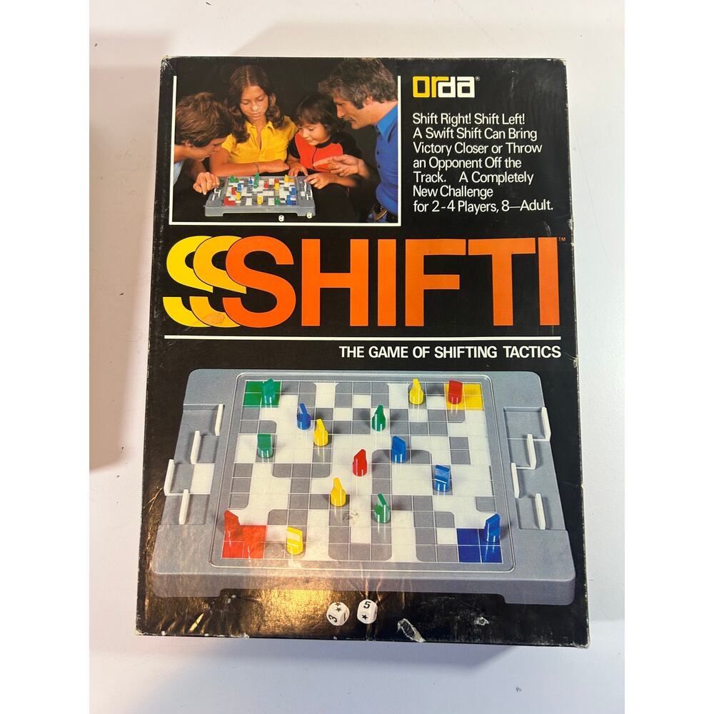 Vintage "Shifti" Board Game by Orda - 1977 Edition - Complete!